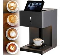 3D Latte Art Coffee Printer Machine - Automatic Beverage & Food Selfie Printer with WiFi Connection and Food Safe Ink Cartridges
