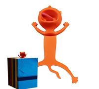 3D Lazy Cat Bookmark - Animal Bookmark Funny Reading Accessories | Creative Gift for Teacher, Reader, Students, Bookworm, Birthday, Holiday, Ornaments