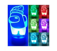 3D LED Among Us Night Light 7-Color Changing Night Lamp Gift