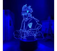 3D Led Lamp Anime Black Clover Asta for Bedroom Decor Nightlight Birthday Gift Room Table Lamp