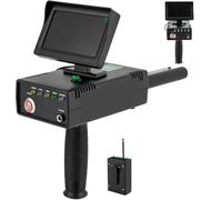 3D LED Metal Detector - Professional Underground Treasure Hunter with High Sensitivity & Deep Detection for Gold, Silver, Copper, Diamond - Adjustable Armrest & Waterproof Coil