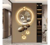 3D LED Mountain Landscape Wall Art - Modern Home Decor with Plug-in Power for Ambient Lighting