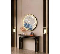 3D LED Wall Art Decor, Nine Fish Picture for Home Entrance Hallway Bedroom