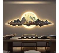 3D LED Wall Art Sculpture, Feng Shui Design for Home Entrance, Hallway & Bedroom Decor