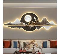3D LED Wall Art Sculpture, Feng Shui Design for Home Entrance, Hallway & Bedroom Decor