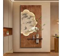 3D LED Wall Art with Light, Sandstone Wall Decor with Remote, Modern Decorative Panel, Hanging Wall Lamp Decor for Living Room Bedroom Entryway