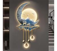 3D LED Wall Art with Plug-in Light, Decorative Hanging Painting for Living Room, Bedroom, and Hallway