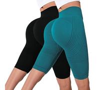 3D Legging Womens High Waisted Plus Size Compression Tummy Control Shorts | Leggings for Women, Solid Color, Seamless, Butt Lift Yoga Shorts, for Gym Yoga Running Cycling