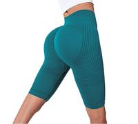 3D Legging Womens High Waisted Plus Size Compression Tummy Control Shorts | Leggings for Women, Solid Color, Seamless, Butt Lift Yoga Shorts, for Gym Yoga Running Cycling