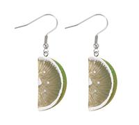 3D Lemon Earrings for Women Cute Lemon Drop Dangle Earrings Charm Statement Citrus Fruit Earrings Fun Lemon Dangle Earrings Jewelry, One Size, Zinc, No Gemstone