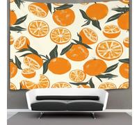3D Lemons And Oranges Print Wall Blanket Home Decoration Bedding Poster Wall Art Tapestry Wall Hanging Tapestries Soft Polyester for Bedroom,Decorations Beach Blanket College Dorm 100cmx150cm