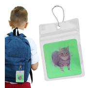 3D Lenticular Card | 3D Lenticular Cat Card Pendant - Fidget Race Hanging Decoration Lenticar Cat Card, Funny Art Art Calming Gadget Portable for Children