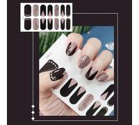 3D Leopard Sticker Decals Creative Fake Wraps Tips Manicure Art Patchs Full Polish Sticker