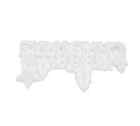 3D Letter Molds Resin, Reusable Merry Christmas Word Sign Safe Material Easily Clean for Holiday Decorations for DIY for Gift