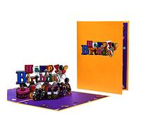 3D Letters Birthday Card Surprise Mysterious Cards for Children Present New Year Blessing Supplies Greeting Card