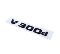 3D Letters V250d V300d NIGHT EDITION ABS Emblem For Mercedes Benz V Class W447 Car Badge Trunk Nameplate Logo Sticker(Glossy black V300d)