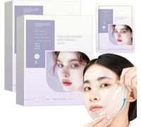 3D Lifting Collagen Full Face Tension Gel Mask, Bio-Collagen Real Deep Lifting Mask, Korean Collagen Face Mask for Improve Skin Elasticity, Firming and Moisturizing for All Skin Types (2box)