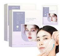 3D Lifting Collagen Full Face Tension Gel Mask, Bio-Collagen Real Deep Lifting Mask, Korean Deep Collagen Facelift Mask, for Improve Skin Elasticity, Firming and Moisturizing (2 Box)
