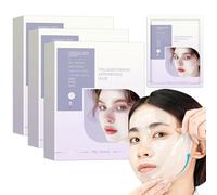 3D Lifting Collagen Full Face Tension Gel Mask, Bio-Collagen Real Deep Lifting Mask, Korean Deep Collagen Facelift Mask, for Improve Skin Elasticity, Firming and Moisturizing (3 Box)