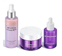 3D Lifting Skin Care Sets & Kits | Night Cream For Women Anti Aging, Ampoule & Hydrating Face Mist | Pamper Gifts For Women, Korean Skincare Set For Firming & Hydration | Skincare Gift Set For Women