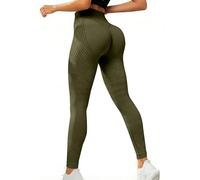 3D lipedema Compression Gym Leggings for Women UK Anti Cellulite Lymphatic Drainage Butt Lifting Tights High Waisted Resistance Band Seamless Tummy Control Crazy Yoga Pants Green XL