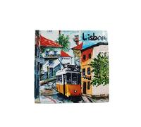 3D Lisbon Portugal Refrigerator Fridge Magnet Tourist Souvenirs Handmade Resin Craft Magnetic Stickers Home Kitchen Decoration Travel Gift