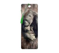 3D LiveLife Bookmark - A Love So Grand from Deluxebase. Cute Lenticular Gorilla Page Marker. Animal Themed Accessories for Book Lovers. Small Gifts for Men, Women, Writers and Teachers.