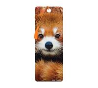 3D LiveLife Bookmark - Baby Red Panda from Deluxebase. Cute Lenticular Red Panda Page Marker. Animal Themed Accessories for Book Lovers. Small Gifts for Men, Women, Writers and Teachers.
