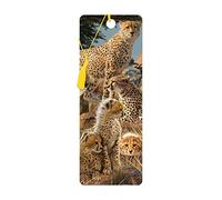 3D LiveLife Bookmark - Cheetah Clan from Deluxebase. A Big Cat Bookmark with lenticular 3D Artwork Licensed from Renowned Artist David Penfound