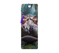 3D LiveLife Bookmark - Close Encounter from Deluxebase. Cute Lenticular Hippo Page Marker. Animal Themed Accessories for Book Lovers. Small Gifts for Men, Women, Writers and Teachers.