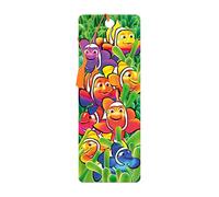 3D LiveLife Bookmark - Cute Clowns from Deluxebase. A Clownfish Bookmark with lenticular 3D Artwork Licensed from Renowned Artist Michael Searle