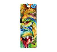 3D LiveLife Bookmark - Dino Smiles from Deluxebase. A Dinosaur Bookmark with lenticular 3D Artwork Licensed from Renowned Artist Michael Searle