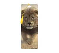3D LiveLife Bookmark - Eat My Dust from Deluxebase. Cute Lenticular Lion Page Marker. Animal Themed Accessories for Book Lovers. Small Gifts for Men, Women, Writers and Teachers.