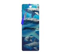 3D LiveLife Bookmark - Great White Shark from Deluxebase. Cute Lenticular Shark Page Marker. Animal Themed Accessories for Book Lovers. Small Gifts for Men, Women, Writers and Teachers.
