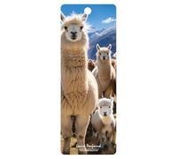 3D LiveLife Bookmark - Llamarama from Deluxebase. Cute Lenticular Llama Page Marker. Animal Themed Accessories for Book Lovers. Small Gifts for Men, Women, Writers and Teachers.