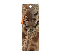 3D LiveLife Bookmark - Newborn from Deluxebase. Cute Lenticular Giraffe Page Marker. Animal Themed Accessories for Book Lovers. Small Gifts for Men, Women, Writers and Teachers.