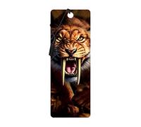 3D LiveLife Bookmark - Sabertooth from Deluxebase. A Sabertooth Bookmark with lenticular 3D Artwork Licensed from Renowned Artist Jerry LoFaro