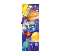3D LiveLife Bookmark - Space Odyssey from Deluxebase. Cute Lenticular Planet Page Marker. Astronomy Themed Accessories for Book Lovers. Small Gifts for Men, Women, Writers and Teachers.