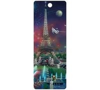 3D LiveLife Bookmark - Tour Eiffel from Deluxebase. Cute Lenticular Eiffel Tower Page Marker. Travel Themed Accessories for Book Lovers. Small Gifts for Men, Women, Writers and Teachers.