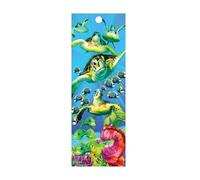 3D LiveLife Bookmark - Turtle Quest from Deluxebase. Cute Lenticular Turtle Page Marker. Animal Themed Accessories for Book Lovers. Small Gifts for Men, Women, Writers and Teachers.
