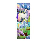 3D LiveLife Bookmark - Unicorn Bliss from Deluxebase. Cute Lenticular Unicorn Page Marker. Novelty Themed Accessories for Book Lovers. Small Gifts for Men, Women, Writers and Teachers.