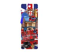 3D LiveLife Bookmark - Visit to London from Deluxebase. Cute Lenticular London Page Marker. British Themed Accessories for Book Lovers. Small Gifts for Men, Women, Writers and Teachers.