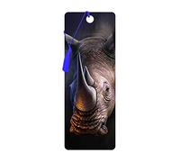 3D LiveLife Bookmark - White Rhino from Deluxebase. A Rhino Bookmark with lenticular 3D Artwork Licensed from Renowned Artist Jerry LoFaro
