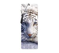 3D LiveLife Bookmark - White Tiger Repose from Deluxebase. A Tiger Bookmark with lenticular 3D Artwork Licensed from Renowned Artist David Penfound