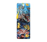 3D LiveLife Bookmark - Wonders of The Reef from Deluxebase. Cute Lenticular Coral Reef Page Marker. Animal Themed Accessories for Book Lovers. Small Gifts for Men, Women, Writers and Teachers.