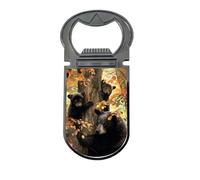 3D LiveLife Bottle Openers - A Mother's Watch from Deluxebase. Bear Magnetic Drink Opener with Lenticular 3D Image. Fridge Magnet Gifts for Kitchen and Bar Accessories.