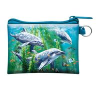 3D LiveLife Coin Purse - Dolphn Kelp Bed from Deluxebase. Lenticular 3D Ocean Purse. Cash, Coin and Card Holder with Secure Zip Featuring Artwork Licensed from Renowned Tami Alba