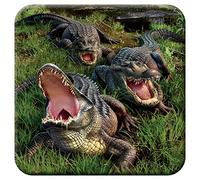 3D LiveLife Cork Coaster - Gator Bog from Deluxebase. Lenticular 3D Alligator Drink & Mug Coasters. Fun Animal Gifts for Women and Men. Novelty Kitchen and Decorative Home Accessories.