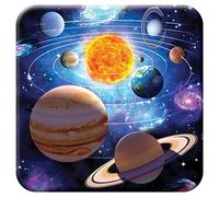 3D LiveLife Cork Coaster - You Are Here from Deluxebase. Lenticular 3D Planet Drink & Mug Coasters. Fun Space Gifts for Women and Men. Novelty Kitchen and Decorative Home Accessories.