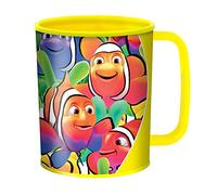 3D LiveLife Drinking Cup - Cute Clowns from Deluxebase. 300ml Plastic Mug with Clown Fish Theme, Reusable Coffee Cup, Portable Animal Tumbler for Camping, Picnic, Travel & Everyday Use.